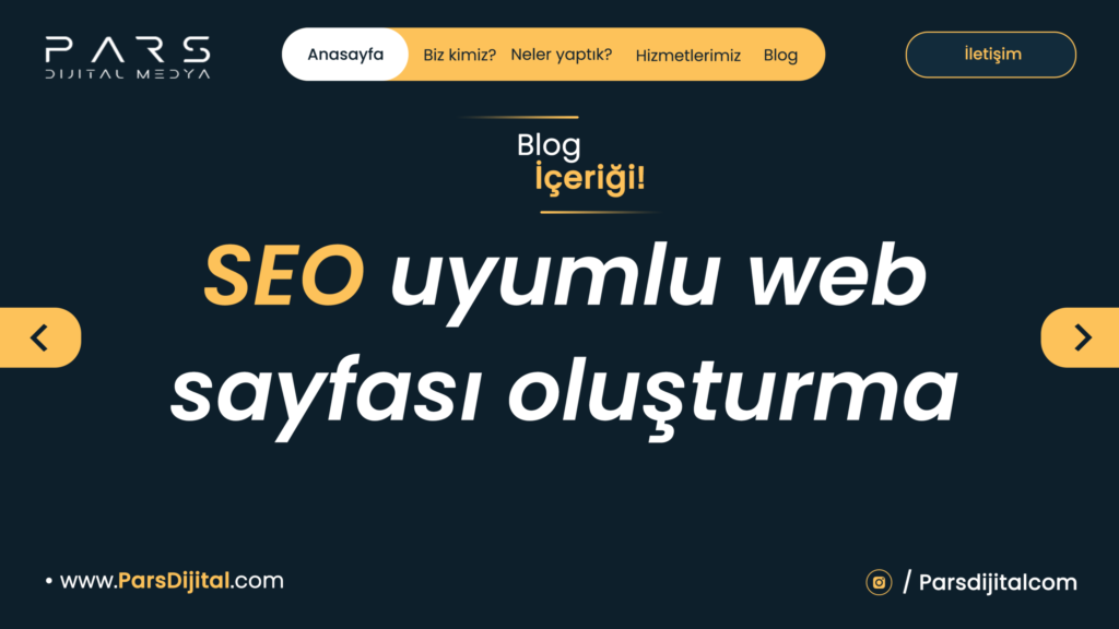 SEO Uyumlu Web Sayfası Oluşturma Sinan Özdemir